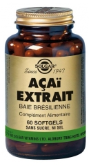 Solgar Açaï Extrait 60 Gélules Solgar Açaï Extrait 60 Gélules