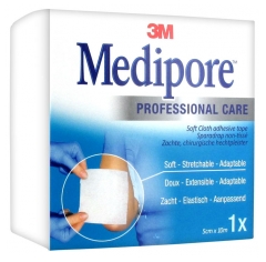 3M Medipore Sparadrap Non Tissé Multi-Extensible 5 cm x 10 m 3M Medipore Sparadrap Non Tissé Multi-Extensible 5 cm x 10 m