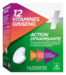 Nutrisanté 12 Vitamins + Ginseng Energizing Complex 24 Tablets Nutrisanté 12 Vitamins + Ginseng Energizing Complex 24 Tablets
