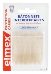Elmex Protection Caries Bâtonnets Interdentaires 3 x 38 Bâtonnets Elmex Protection Caries Bâtonnets Interdentaires 3 x 38 Bâtonnets