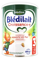 Blédilait Croissance+ 3 de 12 Meses a 3 Años 800 g Blédilait Croissance+ 3 de 12 Meses a 3 Años 800 g