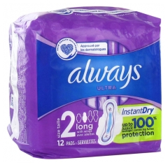 Always Ultra Long 12 Serviettes Taille 2 Always Ultra Long 12 Serviettes Taille 2