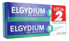Elgydium Gel Dentifrice Dents Sensibles Lot de 2 x 75 ml Elgydium Gel Dentifrice Dents Sensibles Lot de 2 x 75 ml