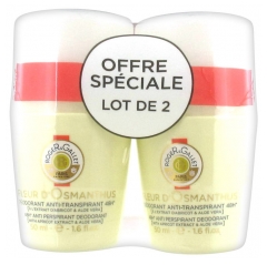 Roger & Gallet Déodorant Anti-Transpirant 48H Fleur d'Osmanthus Lot de 2 x 50 ml Roger & Gallet Déodorant Anti-Transpirant 48H Fleur d'Osmanthus Lot de 2 x 50 ml