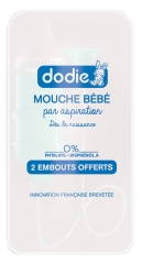 Dodie Mouche Bébé par Aspiration + 2 Embouts Offerts Dodie Mouche Bébé par Aspiration + 2 Embouts Offerts