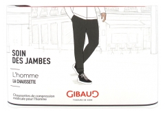 Gibaud Venactif Optimum Tech Chaussettes de Compression Médicale pour Homme Classe 2 British Anthracite Gibaud Venactif Optimum Tech Chaussettes de Compression Médicale pour Homme Classe 2 British Anthracite