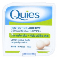 Quies Protection Auditive à la Cire Naturelle 8 Paires Quies Protection Auditive à la Cire Naturelle 8 Paires