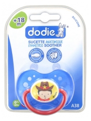 Dodie Sucette Anatomique Silicone + 18 Mois N°A38 Dodie Sucette Anatomique Silicone + 18 Mois N°A38