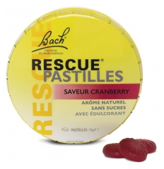 Rescue Bach Pastilles Saveur Cranberry 50 g Rescue Bach Pastilles Saveur Cranberry 50 g