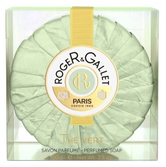 Roger & Gallet Savon Frais Boîte Cristal Thé Vert 100 g Roger & Gallet Savon Frais Boîte Cristal Thé Vert 100 g
