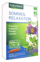 Naturland Organic Sleep Relaxation 20 Phials of 10ml Naturland Organic Sleep Relaxation 20 Phials of 10ml