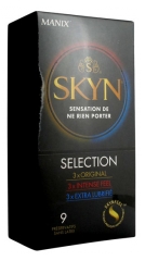 Manix Skyn Sélection 9 Préservatifs Manix Skyn Sélection 9 Préservatifs