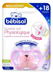 Bébisol Sucette Nuit Physiologique Silicone +18 Mois SP41 Bébisol Sucette Nuit Physiologique Silicone +18 Mois SP41