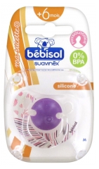 Bébisol Physiologischer Schnuller Silikon 6 Monate und + (M) Bébisol Physiologischer Schnuller Silikon 6 Monate und + (M)