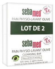 Sebamed Pain Physio-Lavant Olive Lot de 2 x 150 g Sebamed Pain Physio-Lavant Olive Lot de 2 x 150 g