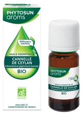 Phytosun Arôms Organic Essential Oil Cinnamon Ceylan (Cinnanomum Zeylinacum (Venum)) 5 ml Phytosun Arôms Organic Essential Oil Cinnamon Ceylan (Cinnanomum Zeylinacum (Venum)) 5 ml