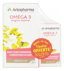 Arkopharma Arkogélules Omega 3 Origen Marino 180 Cápsulas + 60 Cápsulas Ofrecidas Arkopharma Arkogélules Omega 3 Origen Marino 180 Cápsulas + 60 Cápsulas Ofrecidas