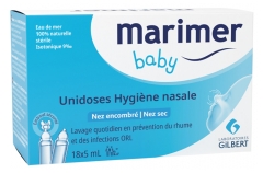 Gilbert Marimer Baby Hygiène Nasale 18 Unidoses Gilbert Marimer Baby Hygiène Nasale 18 Unidoses