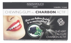 Innovatouch Chewing-Gum au Charbon Actif Sans Sucres 12 Dragées Innovatouch Chewing-Gum au Charbon Actif Sans Sucres 12 Dragées