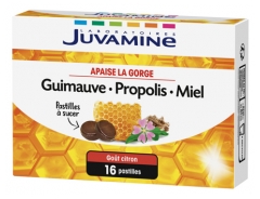 Juvamine Guimauve Propolis Miel 16 Pastilles Juvamine Guimauve Propolis Miel 16 Pastilles