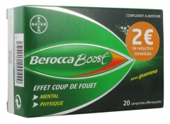 Berocca Boost Effet Coup de Fouet 20 Comprimés Effervescents Berocca Boost Effet Coup de Fouet 20 Comprimés Effervescents