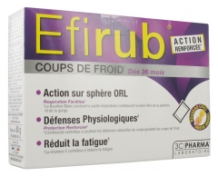 3C Pharma Efirub Coups de Froid Goût Ananas 16 Sachets 3C Pharma Efirub Coups de Froid Goût Ananas 16 Sachets