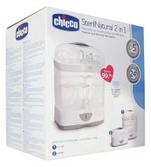 Chicco SterilNatürlicher Elektrischer Sterilisator 2 in 1 Chicco SterilNatürlicher Elektrischer Sterilisator 2 in 1