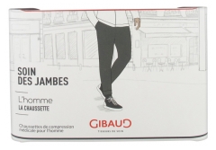 Gibaud Venactif Optimum Tech Chaussettes de Compression Médicale pour Homme Classe 2 Anthracite Gibaud Venactif Optimum Tech Chaussettes de Compression Médicale pour Homme Classe 2 Anthracite