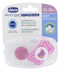 Chicco Physio Forma Light 2 Silikon-Lollipops 16-36 Monate Chicco Physio Forma Light 2 Silikon-Lollipops 16-36 Monate