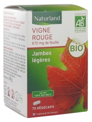 Naturland Organic Red Vine 75 Vegecaps Naturland Organic Red Vine 75 Vegecaps