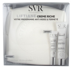 SVR Liftiane Reichhaltige Creme 40 ml + Liftiane Augen und Lippen 15 ml + Kosmetiktasche Geschenkt SVR Liftiane Reichhaltige Creme 40 ml + Liftiane Augen und Lippen 15 ml + Kosmetiktasche Geschenkt