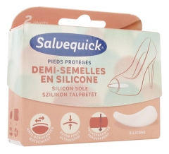 Salvequick Demi-Semelles en Silicone 1 Paire Salvequick Demi-Semelles en Silicone 1 Paire