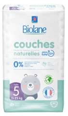 Biolane Natural Diapers 40 Diapers Size 5 (11-25 Kg) Biolane Natural Diapers 40 Diapers Size 5 (11-25 Kg)