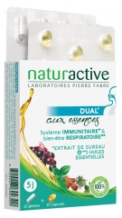 Naturactive Dual' aux Essences Immunitaire Respiratoire 10 Gélules + 10 Capsules Naturactive Dual' aux Essences Immunitaire Respiratoire 10 Gélules + 10 Capsules