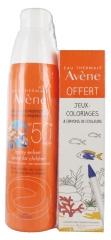 Avène Solaire Spray Enfant SPF50+ 200 ml + Jeux-Coloriages & Crayons de Couleurs Offerts Avène Solaire Spray Enfant SPF50+ 200 ml + Jeux-Coloriages & Crayons de Couleurs Offerts