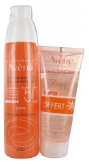 Avène Solar-Spray SPF50+ 200 ml + Körperschonendes Duschgel 100 ml Frei Avène Solar-Spray SPF50+ 200 ml + Körperschonendes Duschgel 100 ml Frei