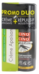 Cinq sur Cinq Duo Crème Apaisante 3en1 40 g + Tropic Lotion Anti-Moustiques 75 ml Cinq sur Cinq Duo Crème Apaisante 3en1 40 g + Tropic Lotion Anti-Moustiques 75 ml