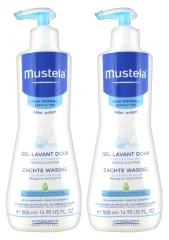 Mustela Gentle Cleansing Gel 2 x 500ml Mustela Gentle Cleansing Gel 2 x 500ml