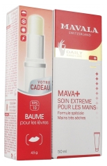 Mavala Mava+ Soin Extrême pour Mains 50 ml + Baume Lèvres 4,5 g Offert Mavala Mava+ Soin Extrême pour Mains 50 ml + Baume Lèvres 4,5 g Offert
