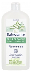 Natessance Organic Aloe Vera Shower Cream Sensitive Skin 500 ml Natessance Organic Aloe Vera Shower Cream Sensitive Skin 500 ml