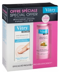 Vitry Nail Care Pro' Expert Repairing Care 10ml + Extra Gentle Nail Polish Remover 75ml Offered Vitry Nail Care Pro' Expert Repairing Care 10ml + Extra Gentle Nail Polish Remover 75ml Offered
