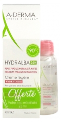 A-DERMA Hydralba 24H Crema hidratante ligera 40 ml + Sensifluid Agua Desmaquillante 25 ml Gratis A-DERMA Hydralba 24H Crema hidratante ligera 40 ml + Sensifluid Agua Desmaquillante 25 ml Gratis