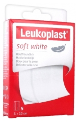 BSN Medical Leukoplast Soft White 5 Dressings 6 x 10 cm BSN Medical Leukoplast Soft White 5 Dressings 6 x 10 cm