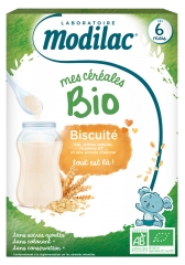 Modilac Mes Céréales Bio Dès 6 Mois Biscuité 250 g Modilac Mes Céréales Bio Dès 6 Mois Biscuité 250 g