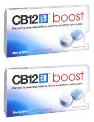 CB12 Boost Strong Mint Lot de 2 x 10 Gommes à Mâcher CB12 Boost Strong Mint Lot de 2 x 10 Gommes à Mâcher
