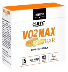 STC Nutrition VO2 MAX BAR 5 Barres Energétiques x 45 g STC Nutrition VO2 MAX BAR 5 Barres Energétiques x 45 g