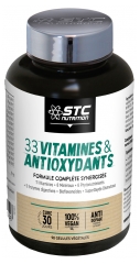 STC Nutrition 33 Vitamines & Antioxydants 90 Gélules Végétales STC Nutrition 33 Vitamines & Antioxydants 90 Gélules Végétales