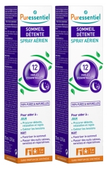 Puressentiel Spray Sommeil Détente aux 12 Huiles Essentielles Lot de 2 x 75 ml Puressentiel Spray Sommeil Détente aux 12 Huiles Essentielles Lot de 2 x 75 ml