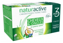Naturactive Cheveux et Ongles Lot de 2 x 45 Capsules Naturactive Cheveux et Ongles Lot de 2 x 45 Capsules