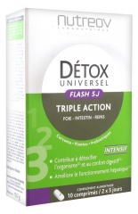 Nutreov Détox Universel Flash 5J Triple Action 10 Tablets Nutreov Détox Universel Flash 5J Triple Action 10 Tablets